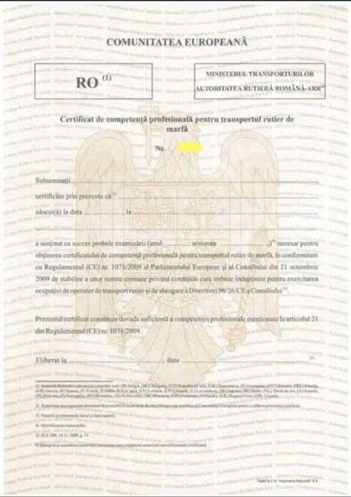 Manager transport marfa ( persona desemnata )