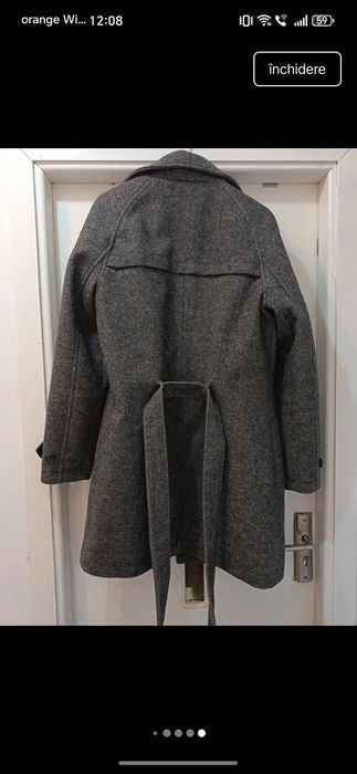 Palton lână bărbătesc Topman