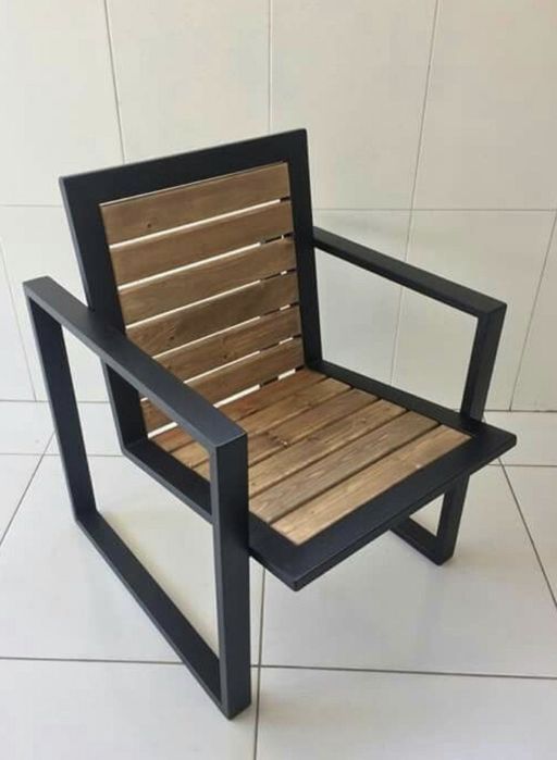 Кресло лофт металлический