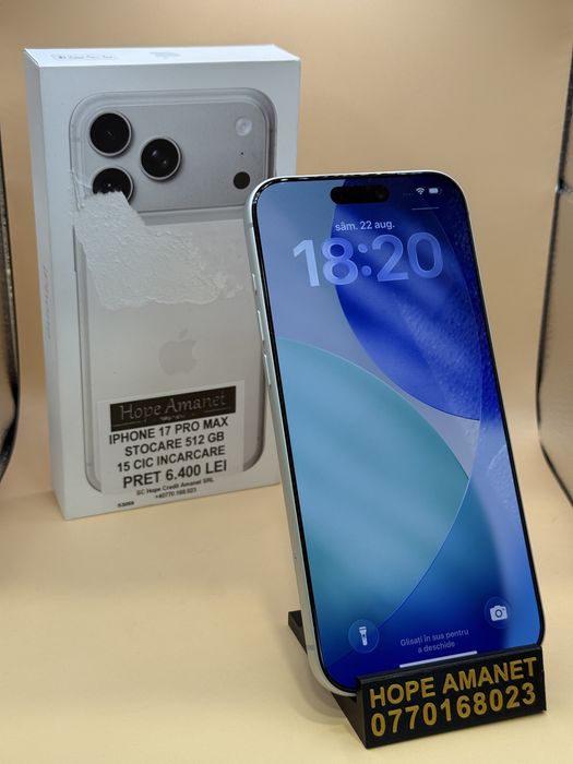 Hope Amanet P7 Iphone 17 Pro Max 512 Gb