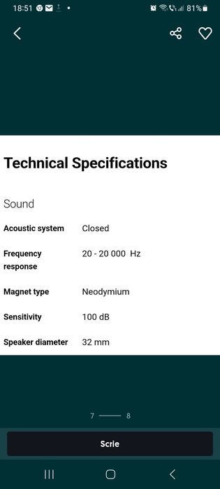 2 casti Philips 5100 wireless