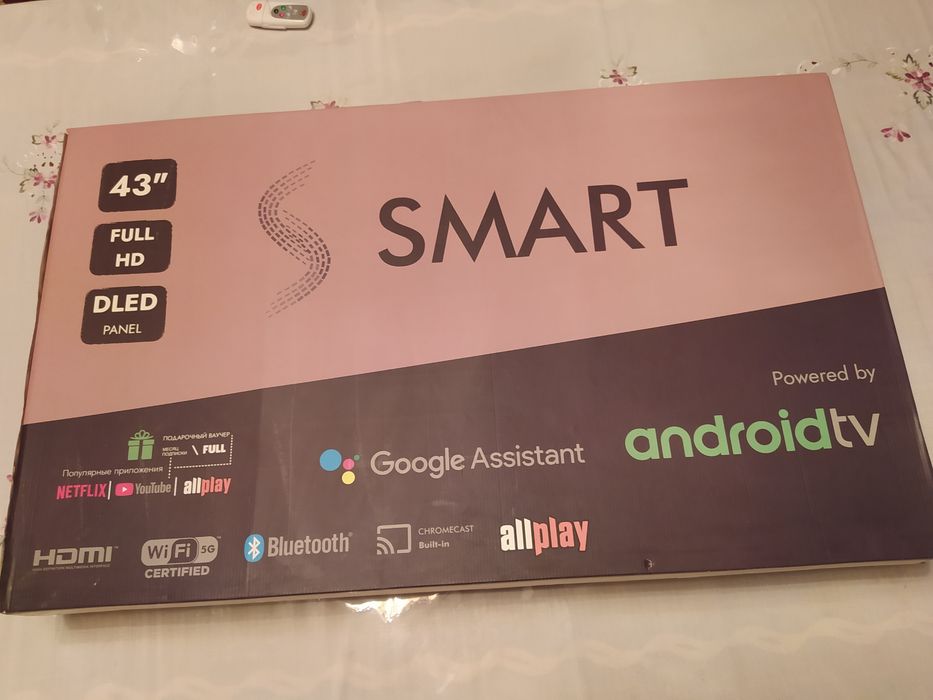 SMART 43 TELEVIZOR SOTILADI YANGI !!! Narxi 2 mln. 400 ming