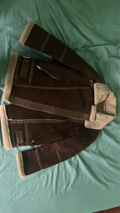 Дубленка зимняя как новая