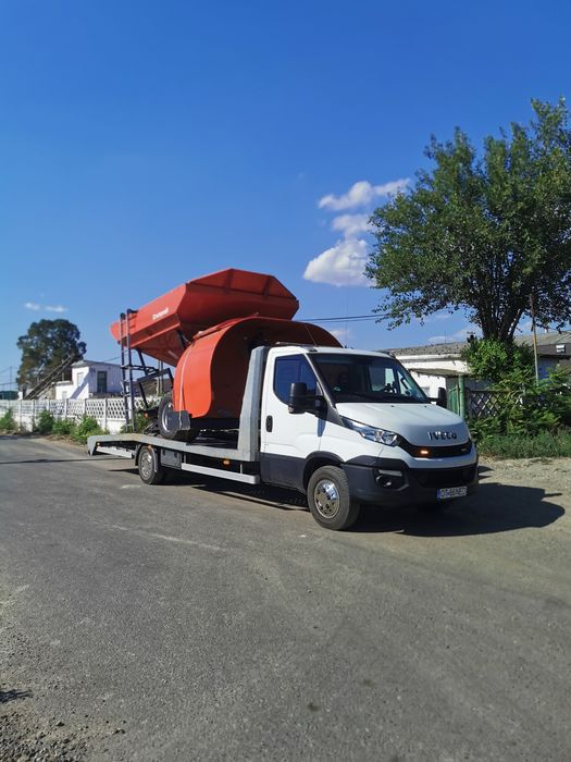 Transport Trailer, Transport Utilaje grele combina, excavator etc