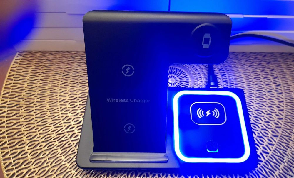 incarcatoare fast wireless Apple iPhone casti Airpods , ceasuri etc