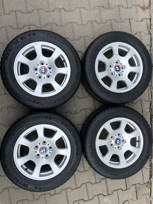 Jante aliaj 5x120mm,  anvelope 225/55 R16, BMW E60, E61, E90, F30, F31