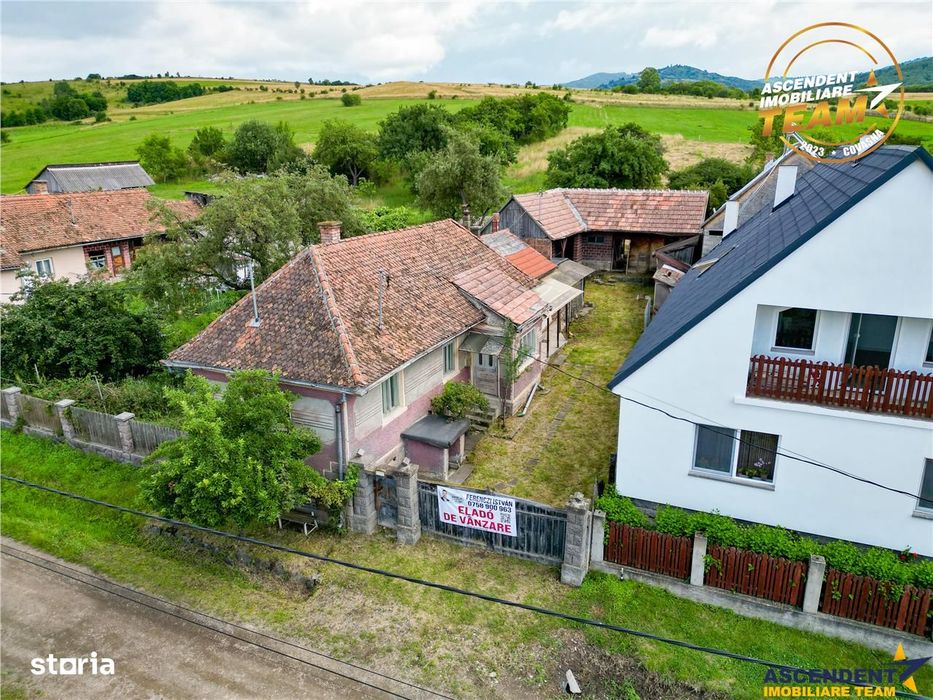 Casa din caramida cu 1.087 mp teren, pozitie centrala, utilitati la po