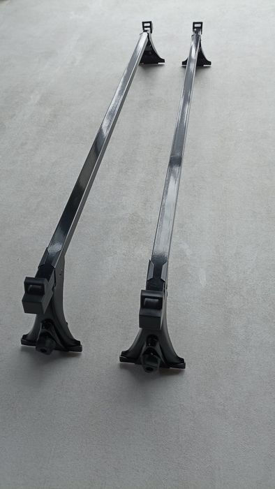 Pajero поперечные релинги на водостоки  багажник на крышу паджеро