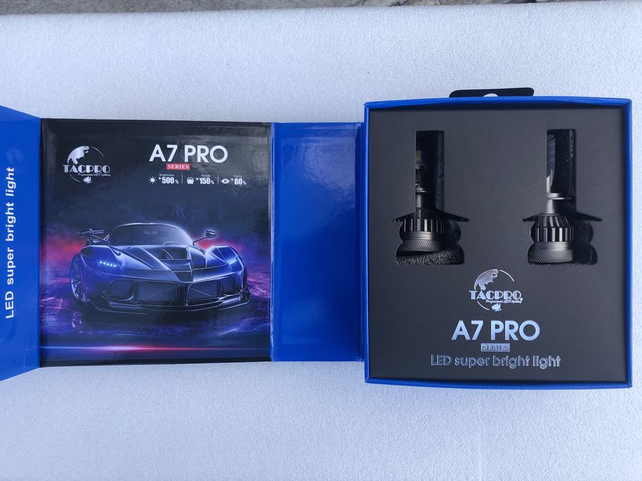 Bec cu Led H7 Canbus, A7PRO, 350W, 6000K, 35000 lm - Promotie ‼️