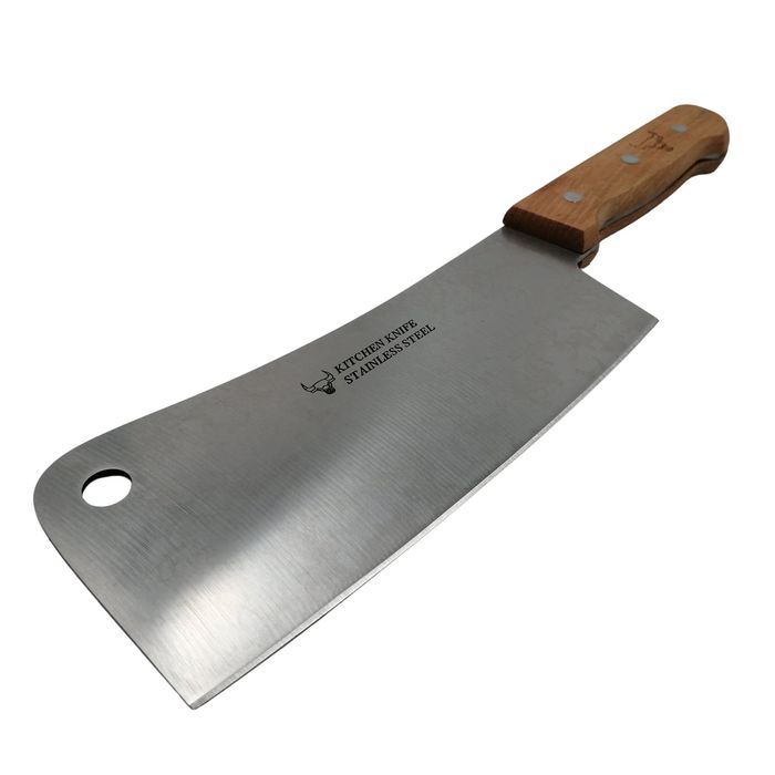 Satar DEPOX®, Pro Cook, otel inoxidabil, maner lemn, argintiu, 34.5 cm