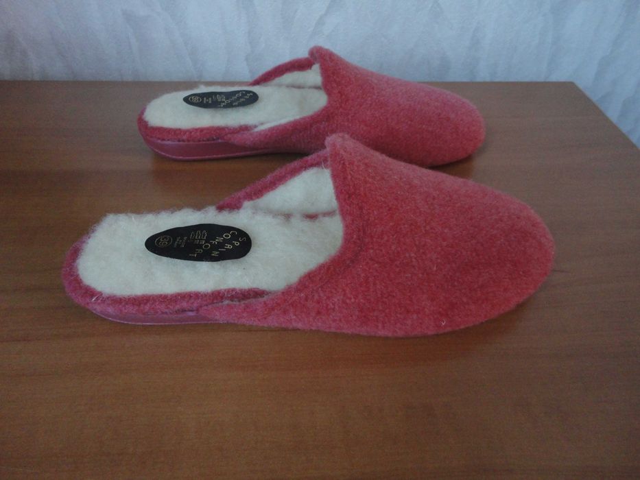 N39 100% вълна/нови испански пантофи