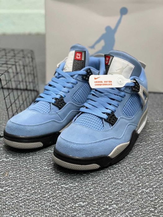 Nike Jordan Retro 4 University Blue Мъжки Дамски Маратонки 36-47
