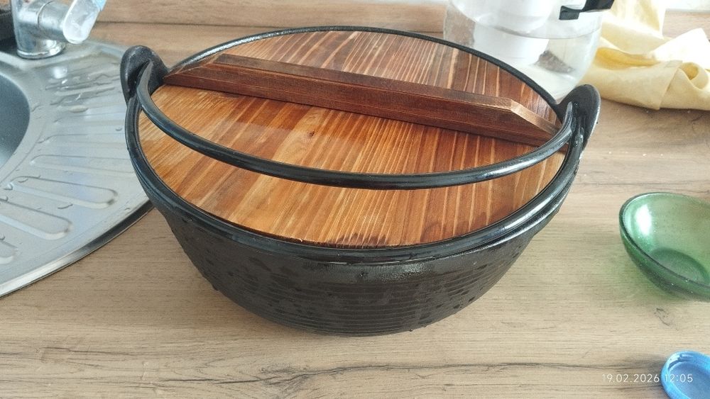 Казан чугун новый