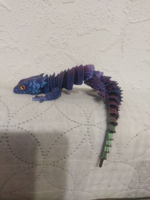 3D принтиран гущер