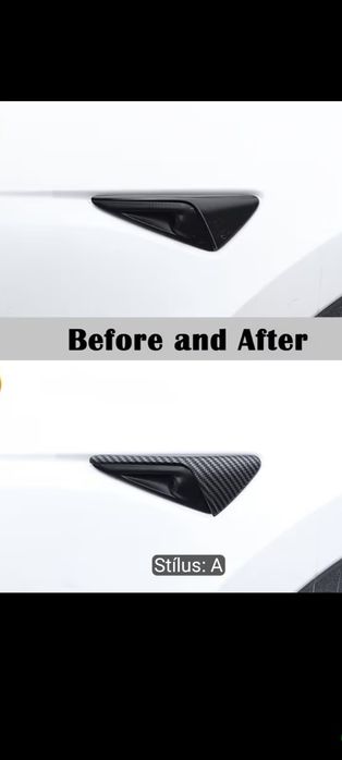 Tesla Model 3 2017-2023, Protecție cameră laterală