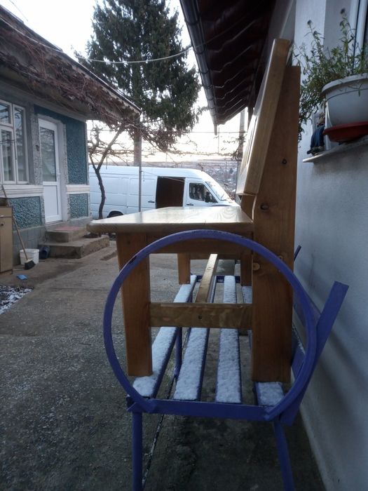 Banca din lemn masiv