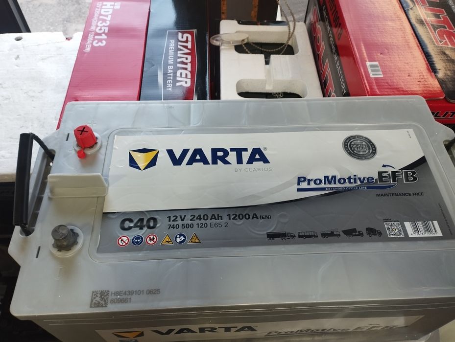 Varta 240ah EFB akkumulyator
