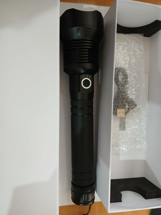 Lanterna XHP70 ultra luminoasa 10000lm, USB-C, IP67, fara baterii