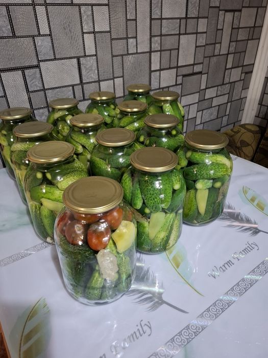 Продам домашние консервированые огурцы