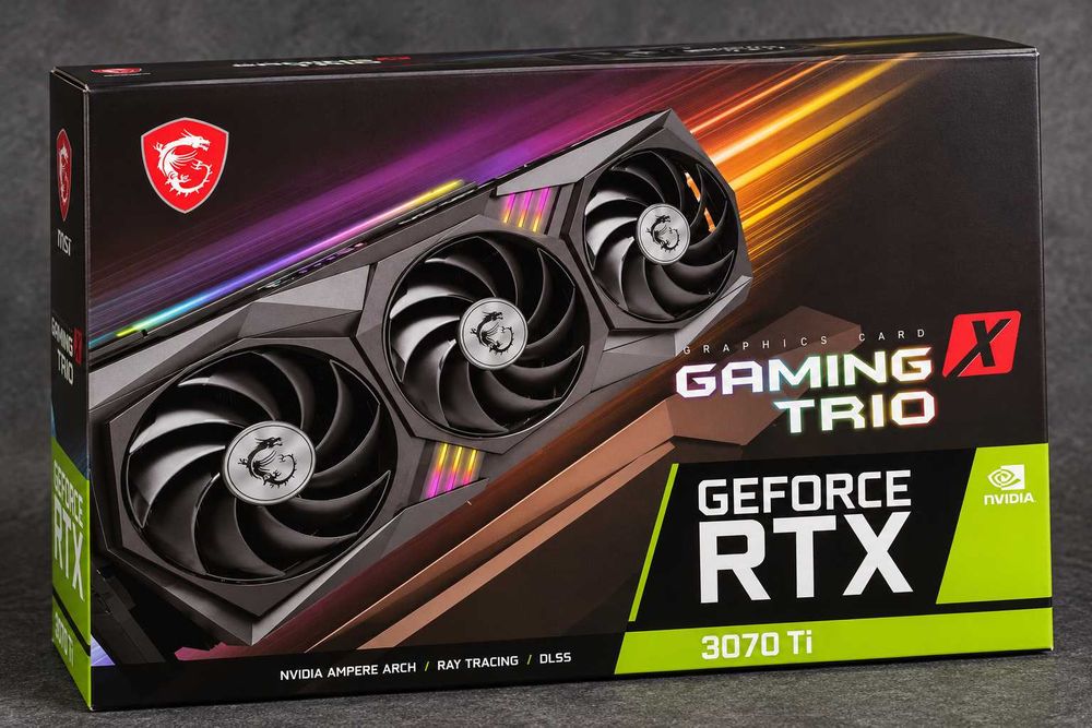 2 броя Nvidia MSI GeForce RTX 3070 Ti Gaming X Trio 8GB – Легендарна серия – Перфектно състояние!