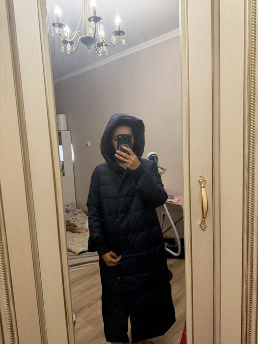 Курткая зимняя пух перо
