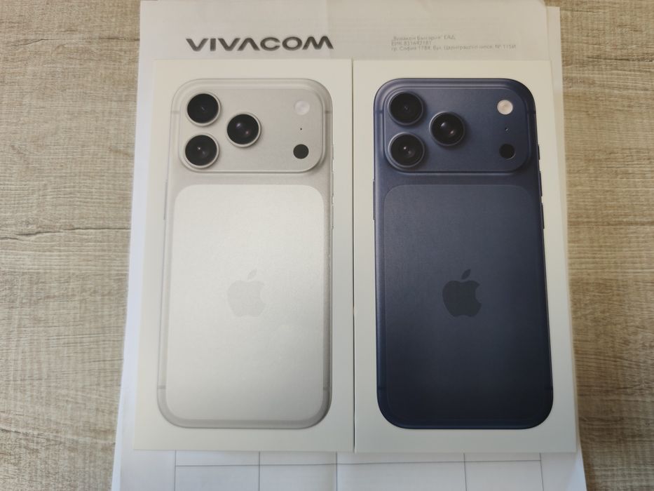 Налични! Apple iPhone 17 Pro 256GB  Blue Silver 2г. Гаранция!