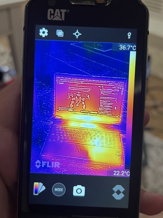CAT S60, телефон с термокамера