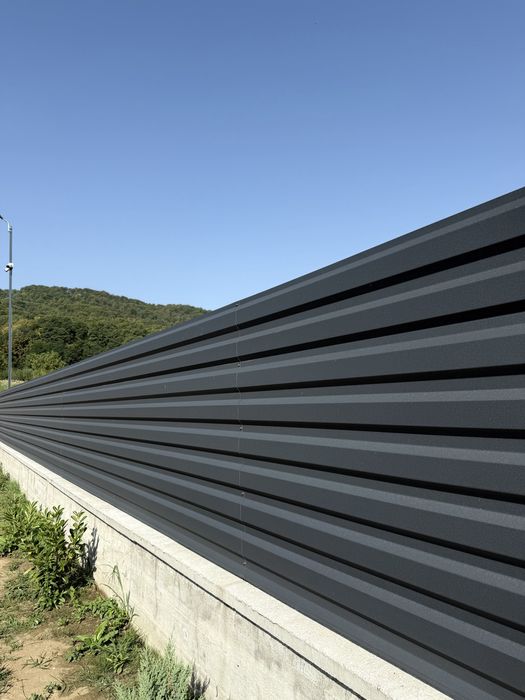 Tablă Cutată 35 Perete 0.5mm 4m lungime gri antracit 7016