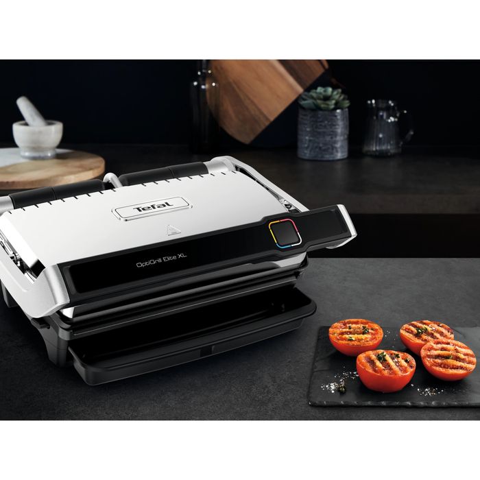 Нов Грил скара Tefal OptiGrill Elite XL (GC760D12) 2200W