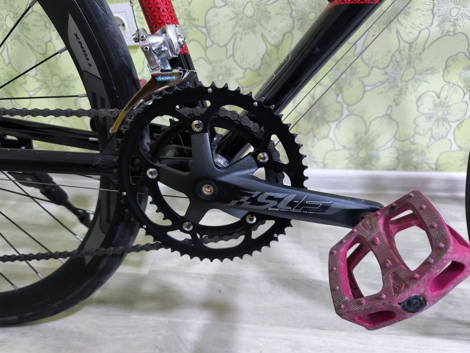 Кастом Карбон вилка Trinx Tempo 1.1 ( 2x9 Shimano Sora) рама алюминь