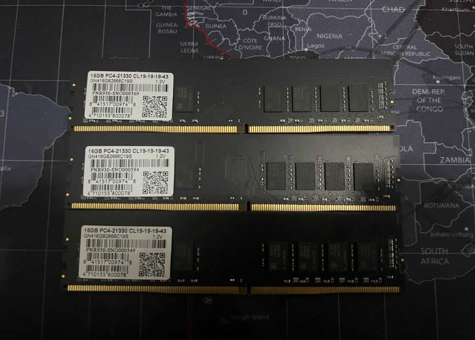 ОЗУ DDR4 16Gb 2666 MHz новые, протестированные