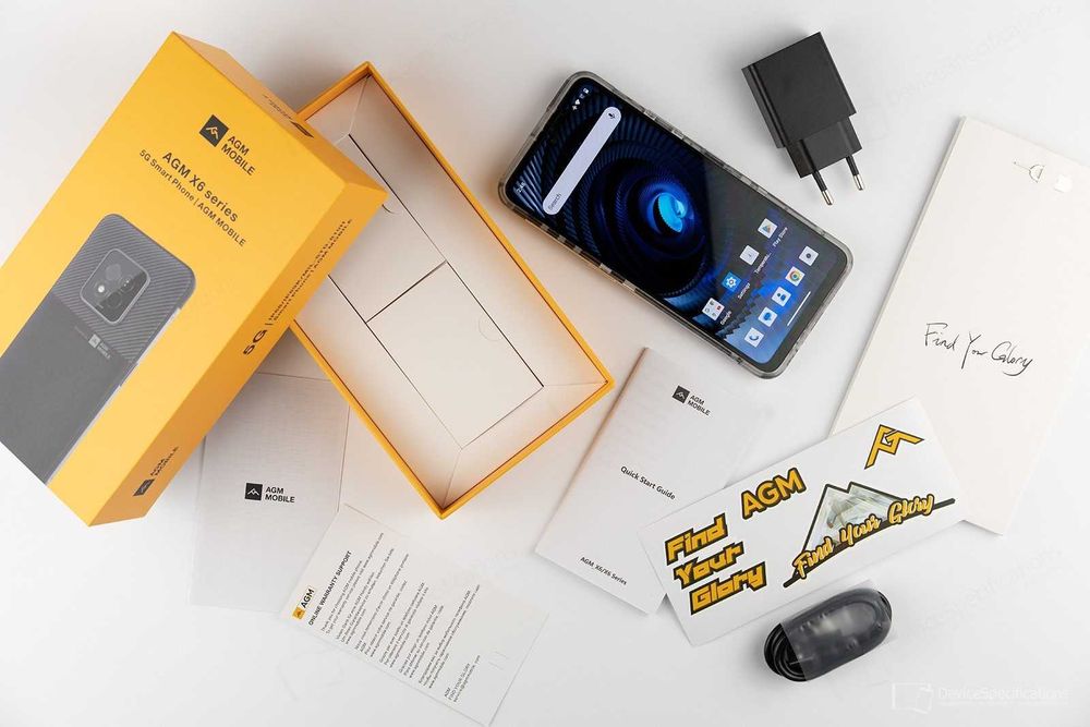 AGM X6 Phantom 5G 16GB RAM 128GB ROM Ultra Slim с IP68/IP69K защита
