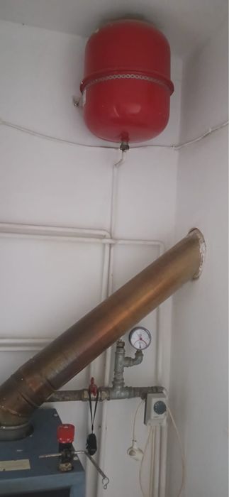 Centrala pe lemne 24kw + boiler + vas expansiune