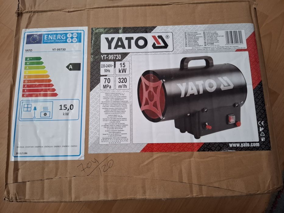 Încălzitor pe gaz Yato
