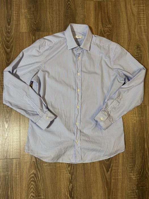 Camasa cu dungi fine Mango