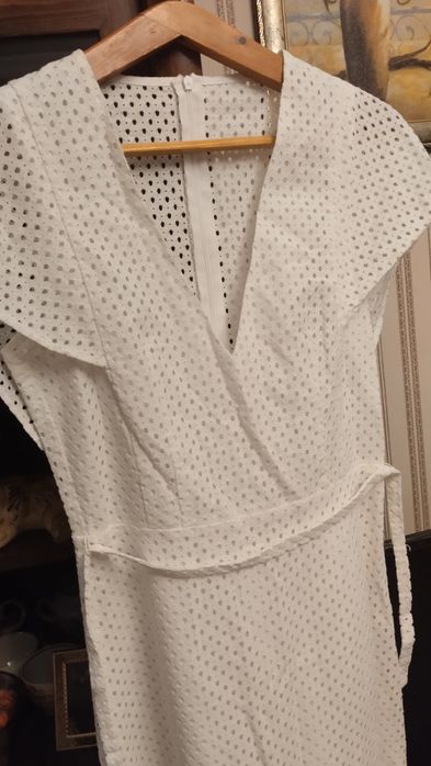 Белое платье сарафан