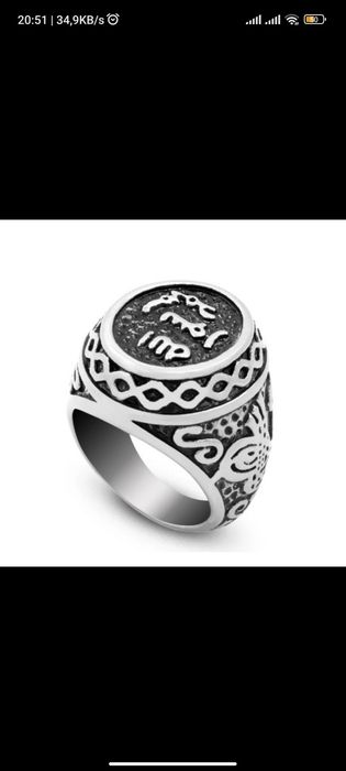 Erkaklar uchun 22 oʻlchamli uzuk