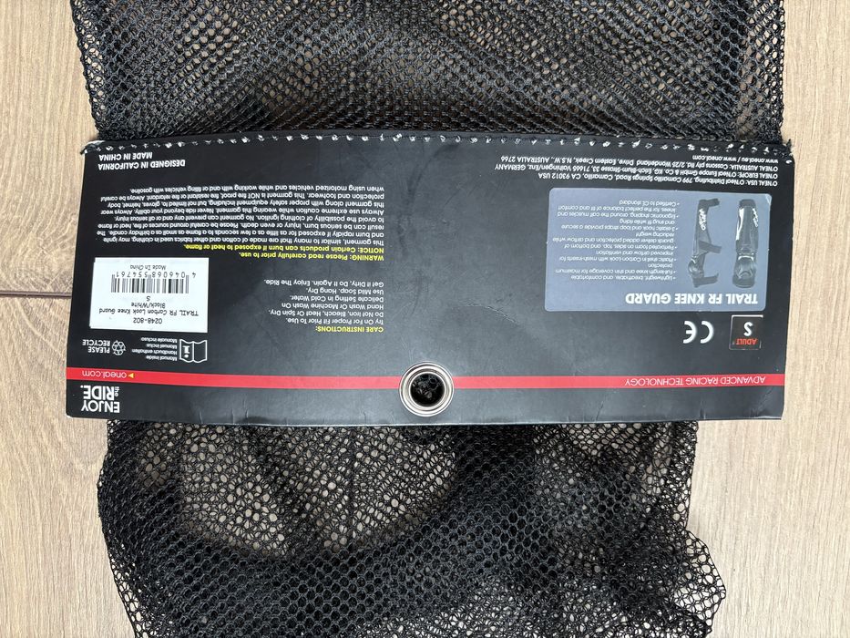 O'NEAL Trail FR Carbon Look protecții de genunchi și tibie