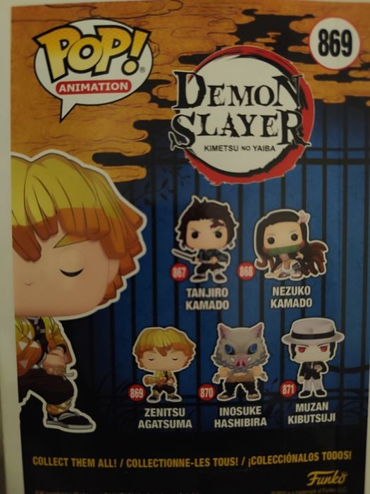 Funko Pop Nezuko Kamado+Zenitsu Agatsuma