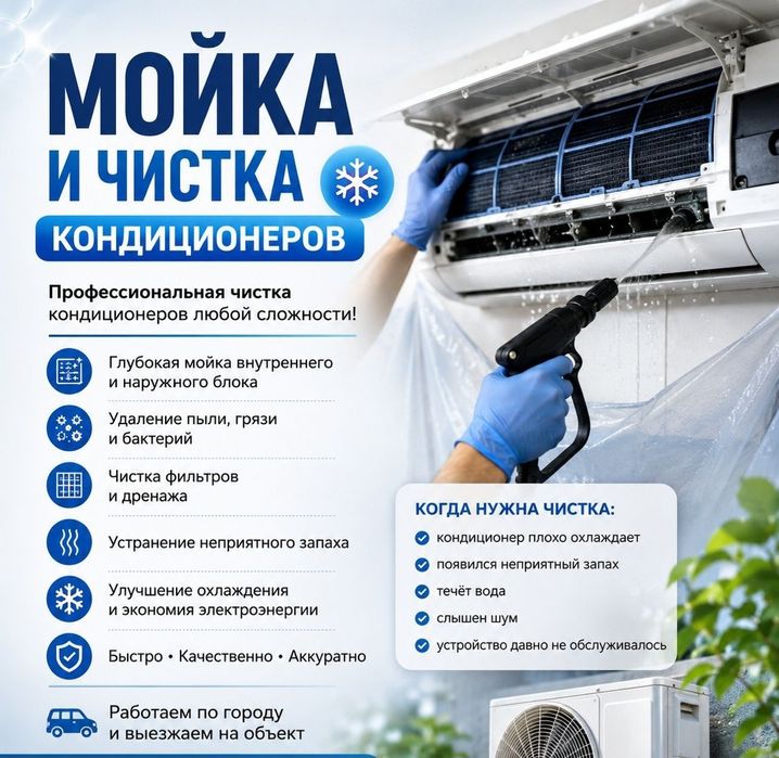 Мойка и чистка кондиционеров