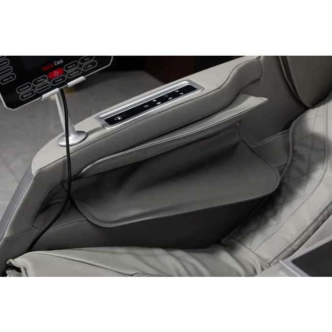 Fotoliu masaj gri cu încălzire