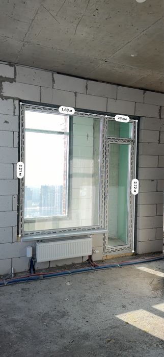 Балконный блок, окно и дверь