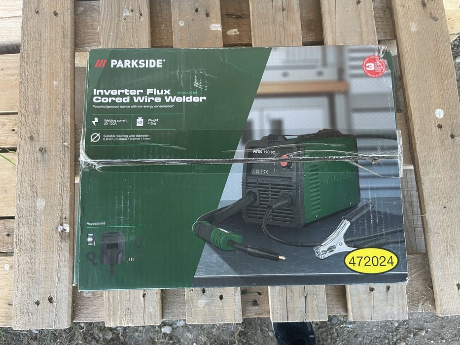 Чисто нов инверторен заваръчен апарат телоподаващо Parkside