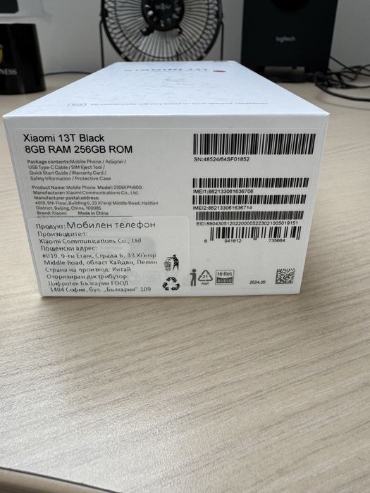 Xiaomi 13T Black 256GB