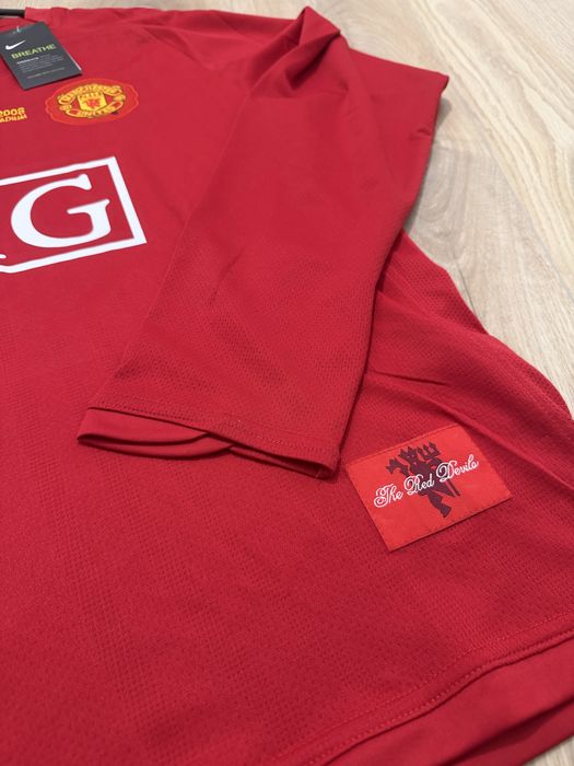 Bluza de fotbal Tricou de fotbal Nike Manchester United Cristiano Ronaldo 7 CR7 final ucl marime L nou cu eticheta