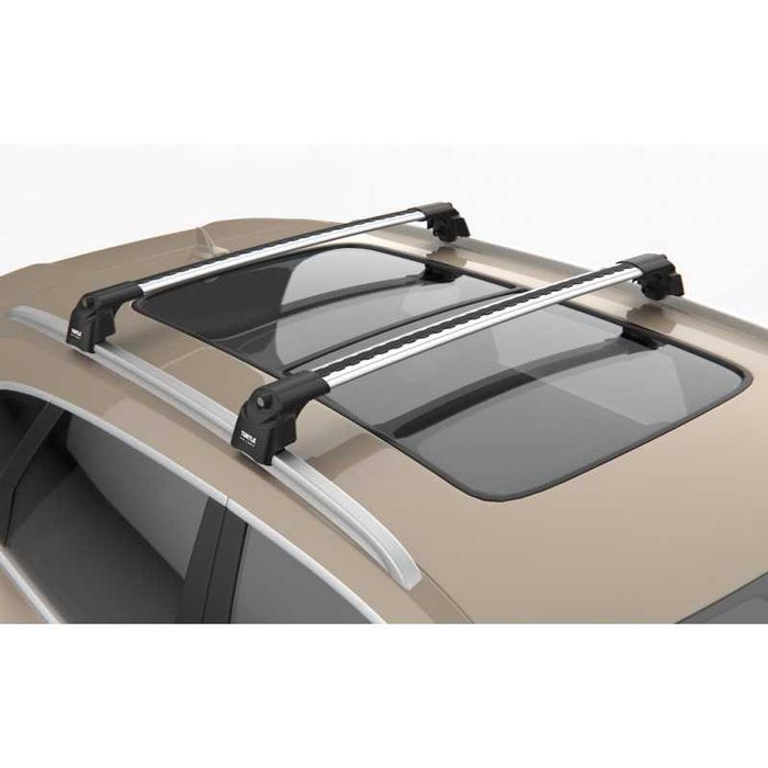 Аеродинамични алуминиеви греди Turtle AIR2 багажник за AUDI Q7 2016-2025г.