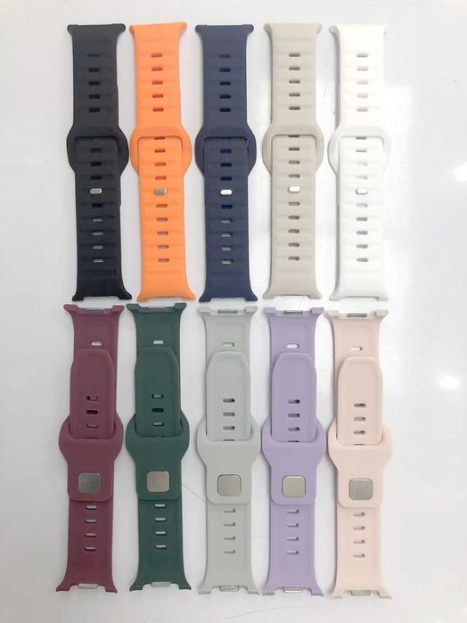 X45 Силиконова каишка верижка Samsung Galaxy Watch 8 40 44 Classic 46