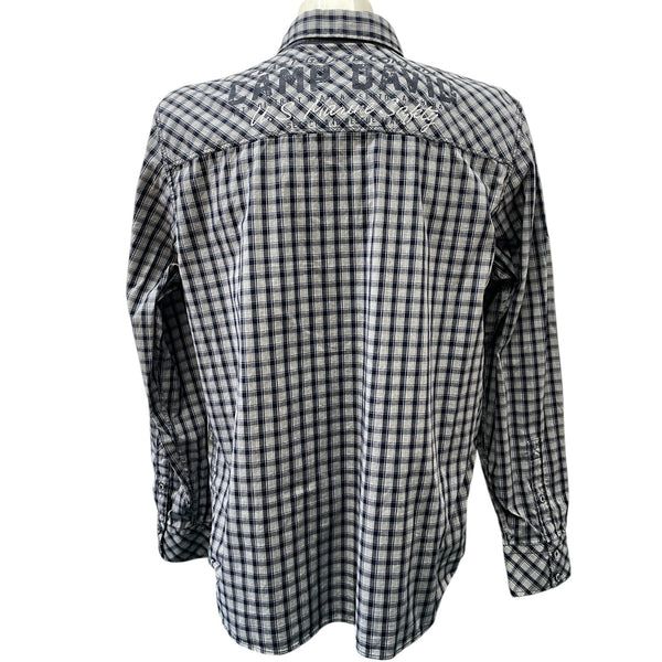 Мъжка карирана риза CAMP DAVID | XL