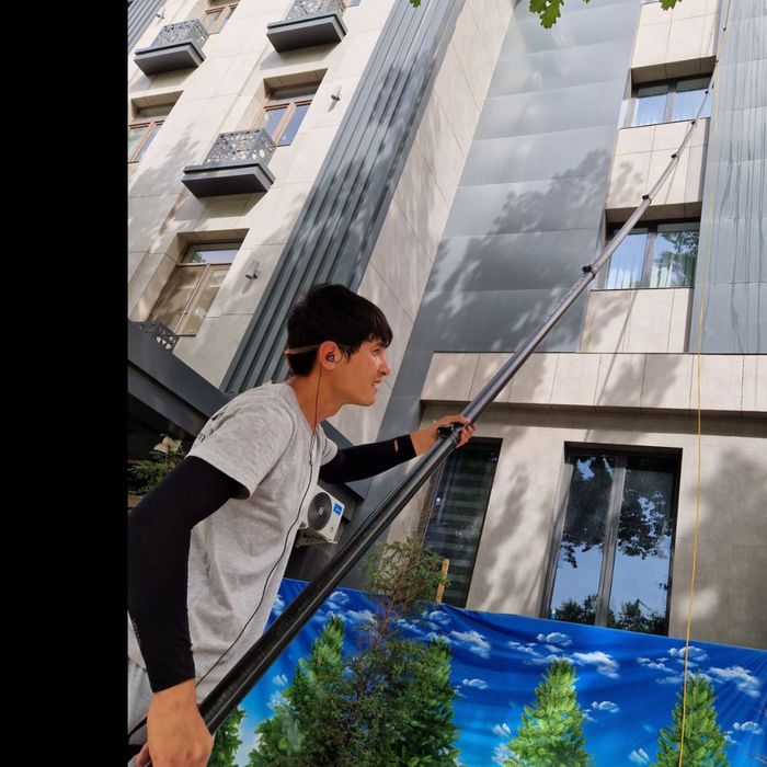 Teleskopik shtangalar. Телескопический штанги для мытя фасадов!