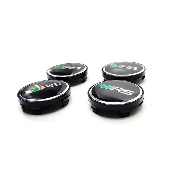 Set 4 Embleme Jante 56MM 60MM SKODA Model RS VRS, Capace Roti Emblema